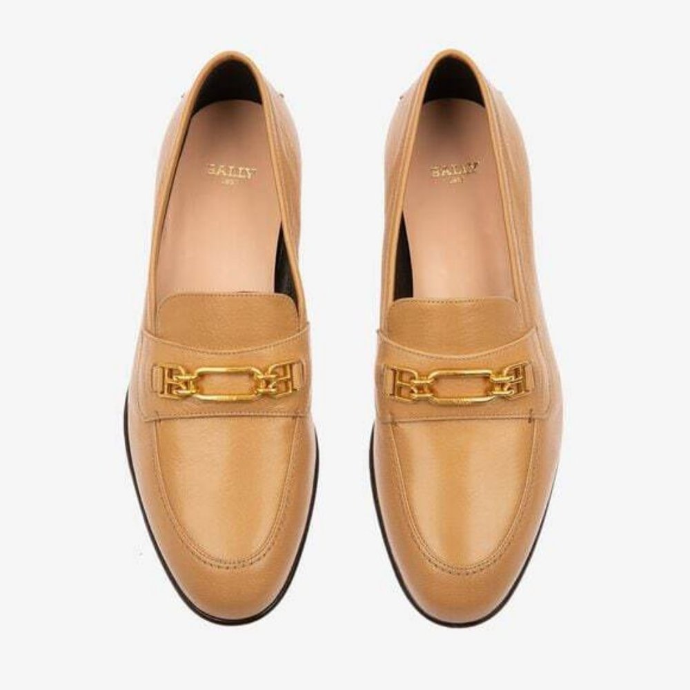 Bally Women Marsy buckle loafers flat New with Box Size US 7.5/ EU 38 $680